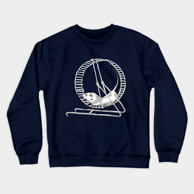 Rat in his wheel Crewneck Sweatshirt by Créa'RiBo